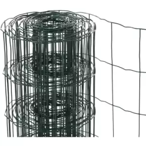 Image of 0.6Mx10M Chicken Wire Mesh Rabbit Poultry Animal Fence PVC Coated Netting - Pawhut