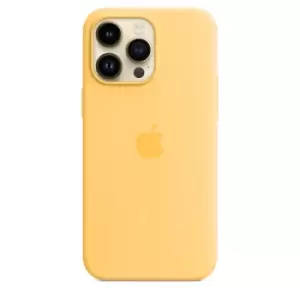 Image of Apple iPhone 14 Pro Max Silicone Case with MagSafe - Sunglow