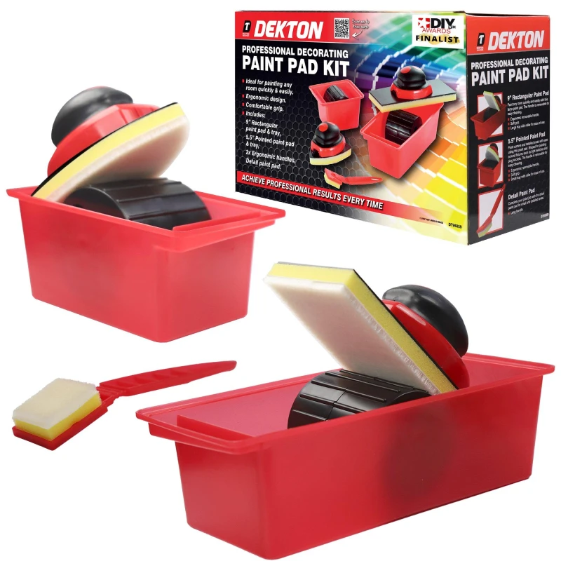 Image of Dekton Dekton Paint Pad Kit Red & Black unisex One Size
