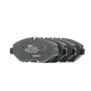 Image of DELPHI Brake pad set VW,MERCEDES-BENZ LP1982 0044206720,0044208320,0054202120 0054205220,0054207020,0064208420,0084205020,9064210010,9064210400