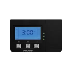 Image of Sangamo Three Channel IP30 Digital Programmer Black - CHPPR3B