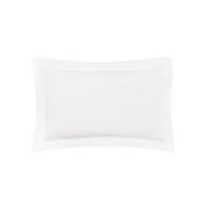 Image of Bedeck of Belfast Fine Linens Vendi Oxford Pillowcase, White