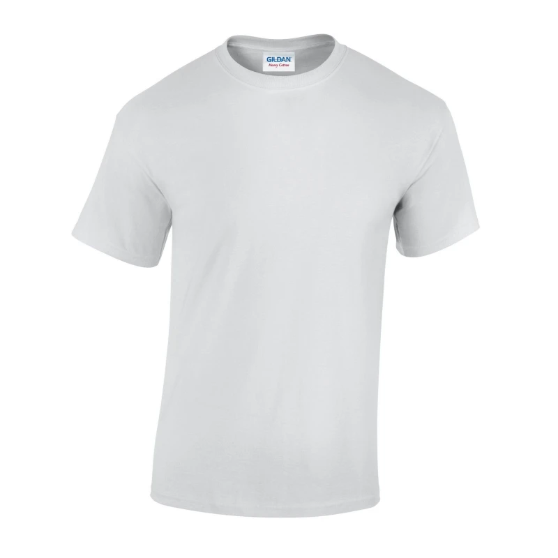Image of Gildan Mens Cotton T-Shirt in White Size: Small White Male S
