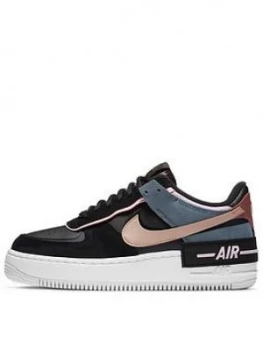 Image of Nike Air Force 1 Shadow - Black/Brown, Size 8, Women