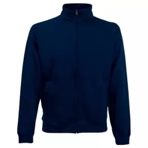 Image of Fruit Of The Loom Mens Full Zip Sweat Jacket (L) (Deep Navy)