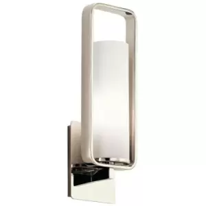 Image of Elstead City Loft - 1 Light Indoor Wall Light Polished Nickel, E27