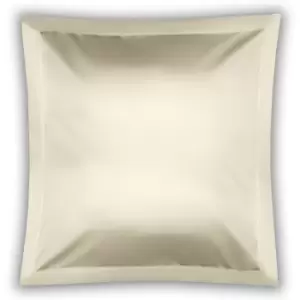 Image of Belledorm 100% Cotton Sateen Continental Pillowcase (One Size) (Ivory)