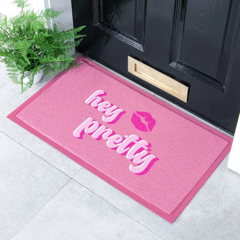 Image of Native Natural Hey Pretty Lips Doormat (70 X 40Cm)