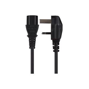 Image of Maplin IEC C13 Plug Female to UK 3-Pin Plug Power Supply Cable - 2m UK Plug