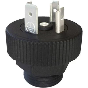Image of Hirschmann 931 297-001-1 GSP 311 Connector Plug Black Number of pins:3 + PE