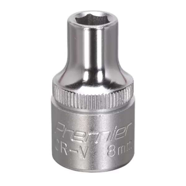 Image of Genuine SEALEY S1208 WallDrive® Socket 8mm 1/2Sq Drive