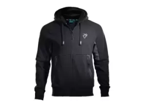 Image of OX Tools OX-W552902 OX Zip Through Hoodie Black/Grey - S