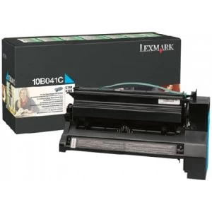 Image of Lexmark 10B041C Cyan Laser Toner Ink Cartridge