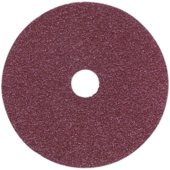 Image of Sealey Fibre Backed Sanding Discs 115mm 115mm 24g Pack of 25