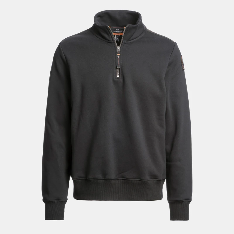 Image of Parajumpers Mens Broad Peak Quarter Zip Fleece Black 541 male S