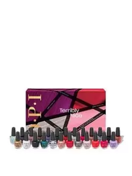 Image of OPI Terribly Nice Holiday Collection, Nail Lacquer Mini 25 PC Advent Calendar 25 x 3.75ml One Colour, Women