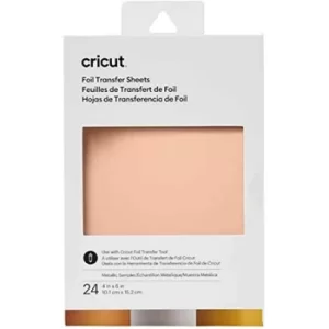 Image of Cricut Foil Transfer Sheet Pack of 24, Metallic