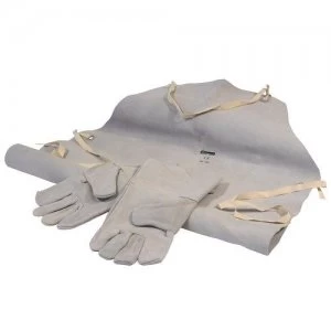 Image of SIP 25112 Leather Welding Gloves & Apron