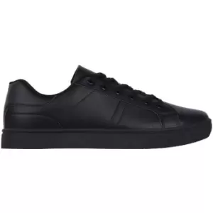 Image of Fabric Low Trainers Mens - Black