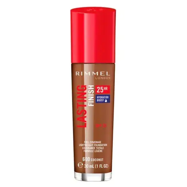 Image of Rimmel London Lasting Finish Foundation 600 Warm Coconut
