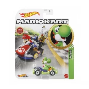Image of Hot Wheels Mario Kart Yoshi Pipe Frame Diecast Model