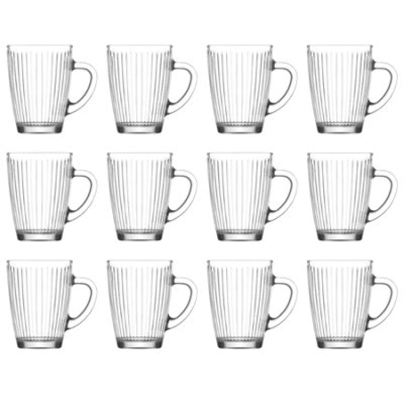 Image of Lav Hestia Glass Mugs - 300ml - Pack Of 12