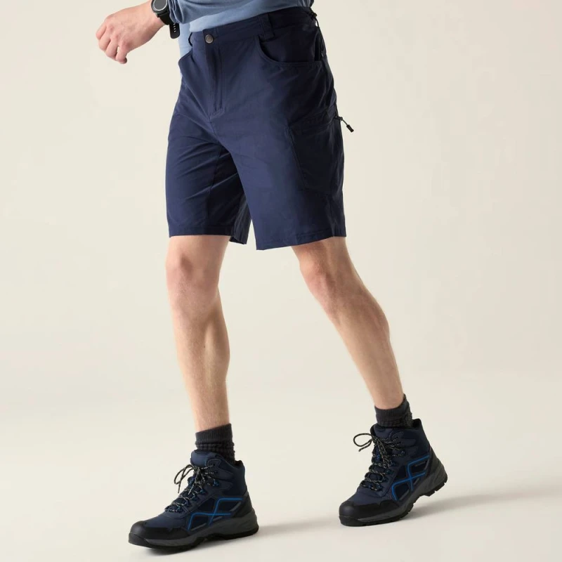 Image of Dare 2b Mens 'Tuned In II ' Walking Shorts in Navy Size: 32R Navy Male 32R