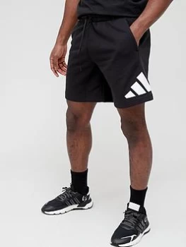 Image of adidas Future Icons 3 Bar Shorts - Black, Size L, Men
