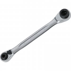 Image of Bahco Reversible Ratchet Spanner 4mm x 7mm