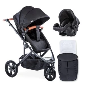 Image of Hauck Pacific 3 Travel System - Caviar