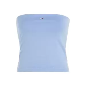 Image of Tommy Jeans Tjw Bby Essential Tube Top - Blue