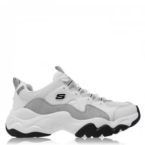 Image of Skechers Lifestyle Dlite 3.0 Trainers - White/Grey