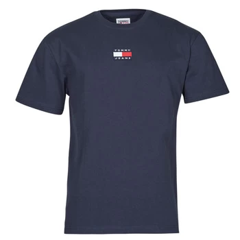 Image of Tommy Jeans TJM TOMMY BADGE TEE mens T shirt in Blue - Sizes XXL,S,M,L,XL,XS