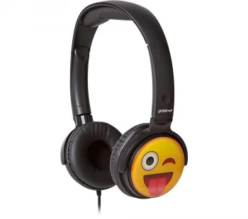 Image of Groov-e EarMOJIs Cheeky Face Kids Headphones