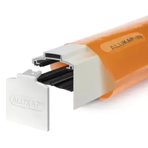 Image of Alukap-XR 60mm White Glazing Bar System 3.0m with 55mm Slot Fit Rafter Gasket