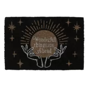 Image of Fortune Teller Black Doormat