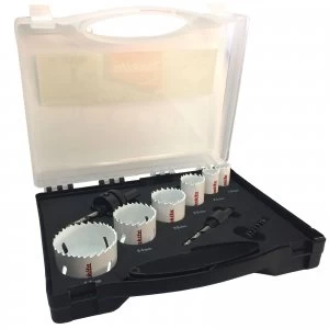 Image of Makita 6 Piece Plumbers Bi Metal Hole Saw Set