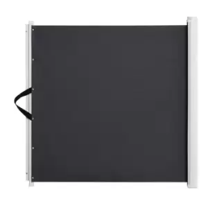 Image of PawHut Retractable Safety Gate For Doorways - Grey