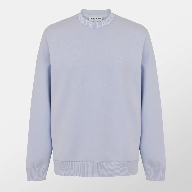 Image of Lacoste Logo Sweatshirt Phoenix Blue male XS