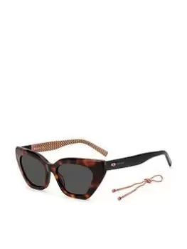 Image of M Missoni Cat-Eye Sunglasses - Havana