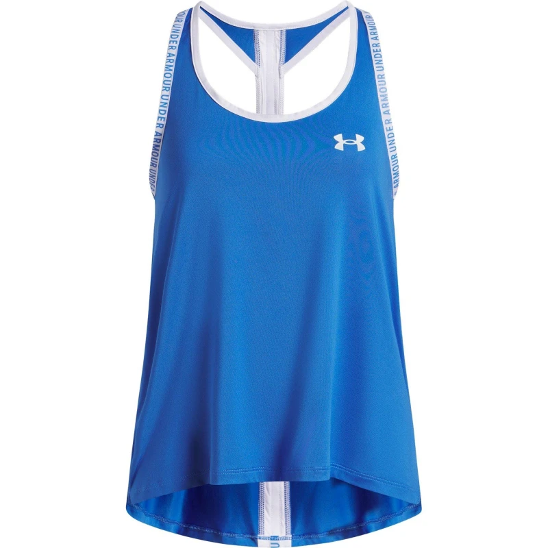 Image of Under Armour Knockout Tank Top Juniors Blue Atlantis female 11-12 (L)