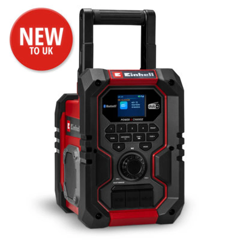 Image of Einhell TE-CR 18 Li DAB+/FM/BT 18v Cordless Radio TE-CR 18 Li DAB+/FM/BT Batteries: No Batteries