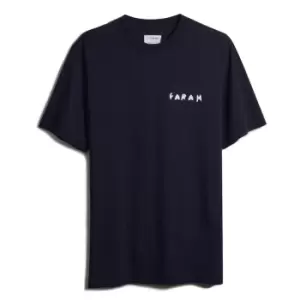 Image of Farah Jeff Short Sleeve T-Shirt Mens - Blue