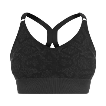 Image of Biba Active Seamless Sports Bra - Black Snake