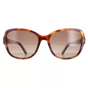 Image of Cat Eye Havana Gold Brown Gradient Polarised MARC 528/S