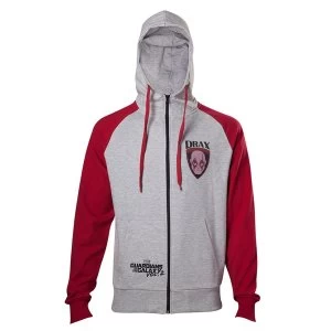 Image of Marvel Comics - Drax Mens Large Hoodie - Grey/Red