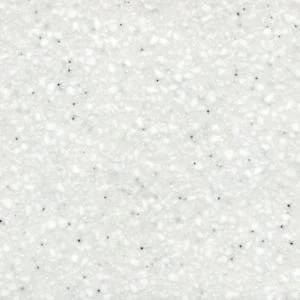 Image of Earthstone Matt Nordic White Stone effect Straight Worktop edging strip L0.98m