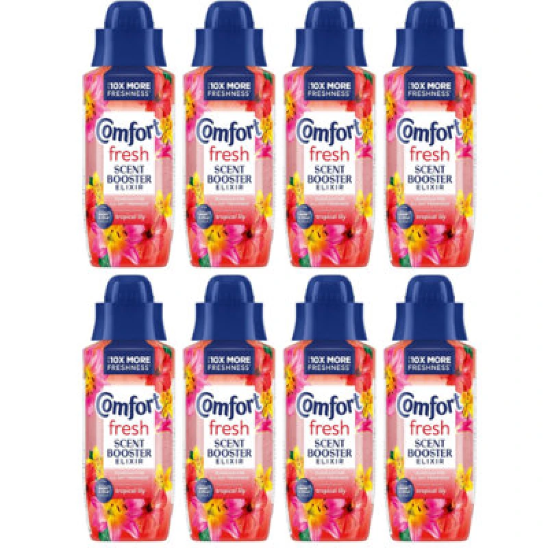 Image of Comfort Fresh Tropical Lily Liquid Scent Booster Elixir All Day Fresh 342Ml, 8Pk