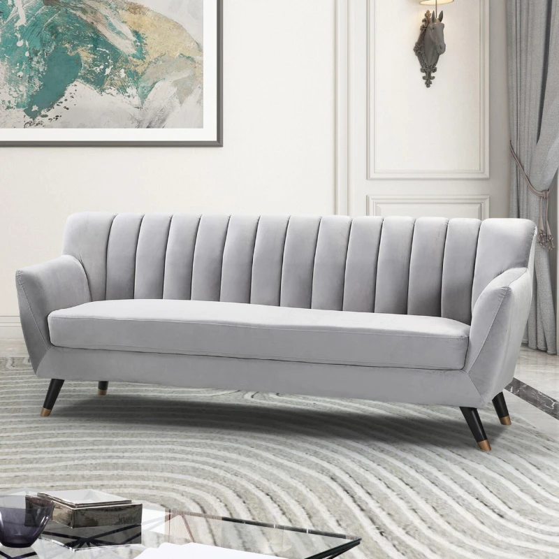 Image of Artemis Home Morgan 3 Seat Sofa in Grey Grey Unisex
