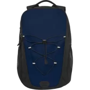 Image of Bullet Trails Backpack (One Size) (Navy/Solid Black)